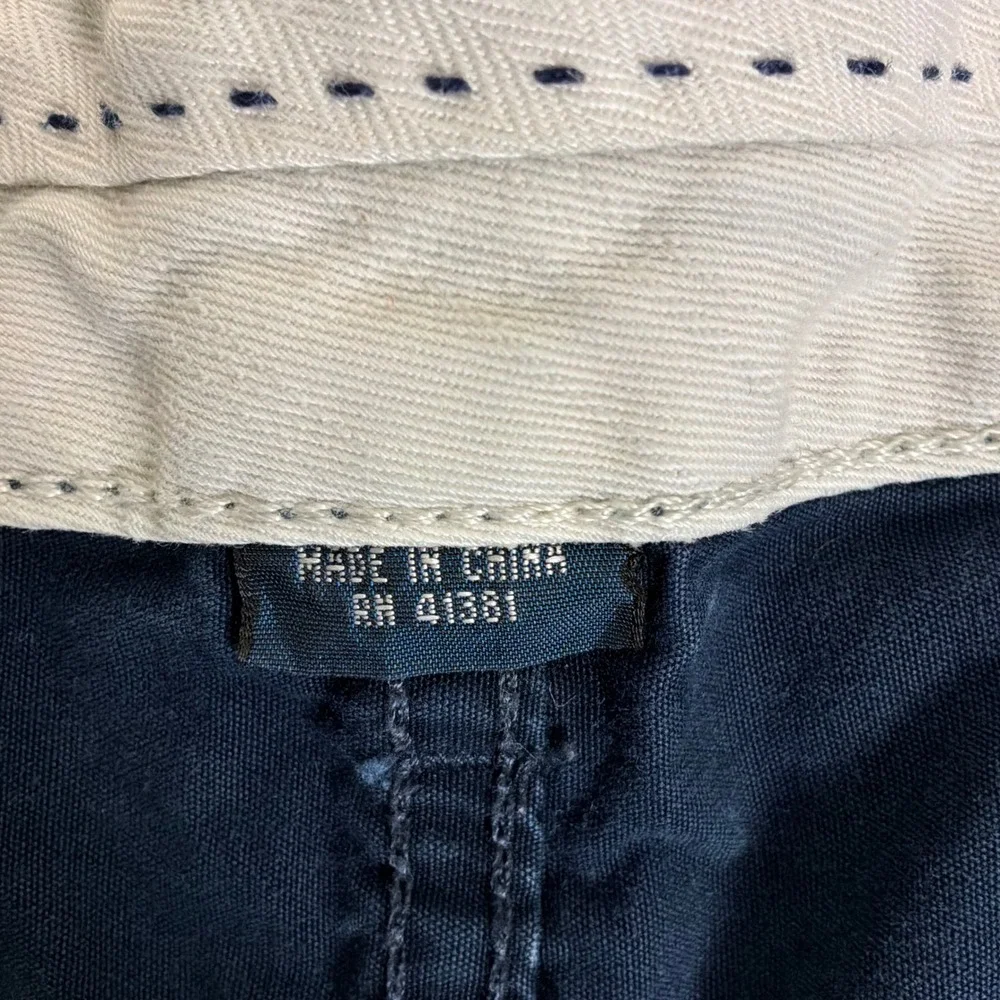 Polo Ralph Lauren Dungarees Mens 38x30 Navy Blue Good Vintage Distressed